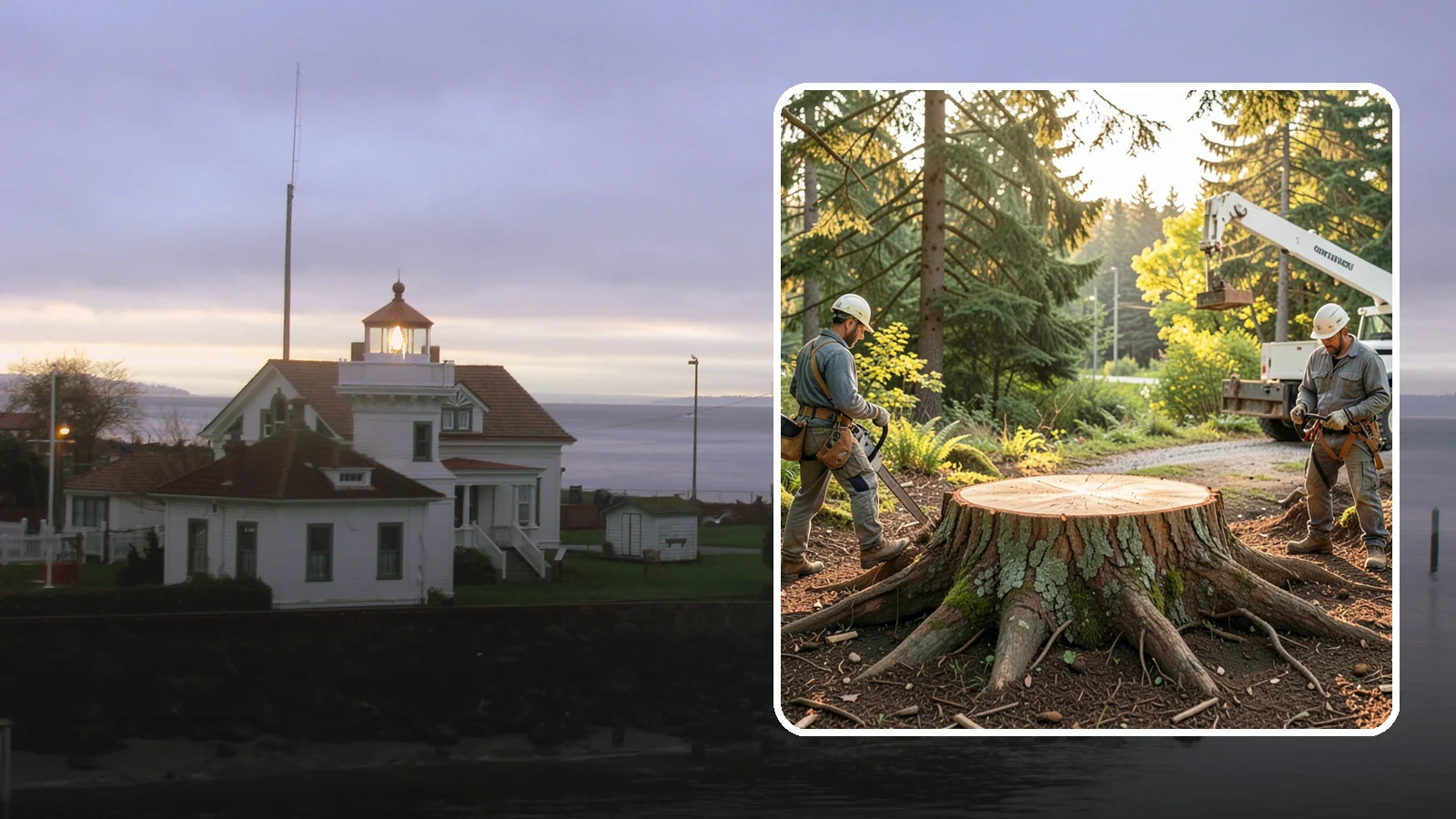 Root collar excavation in Mukilteo, Snohomish County, WA - The careful exposure of the root collar to relieve burial or girdling.