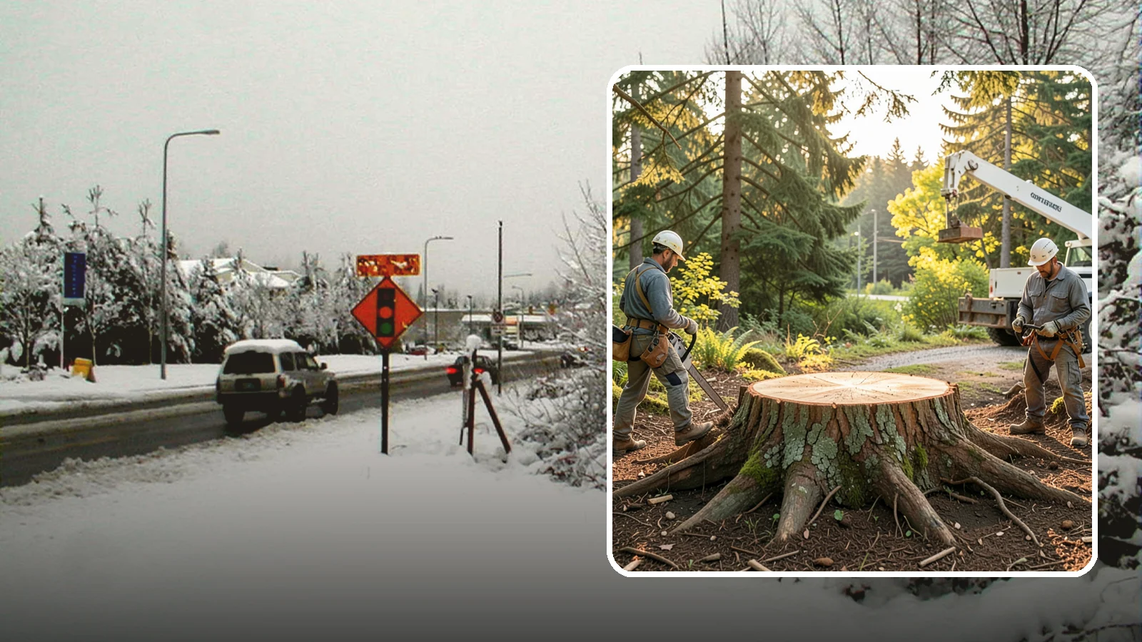 Root collar excavation in Newcastle, King County, WA - The careful exposure of the root collar to relieve burial or girdling.