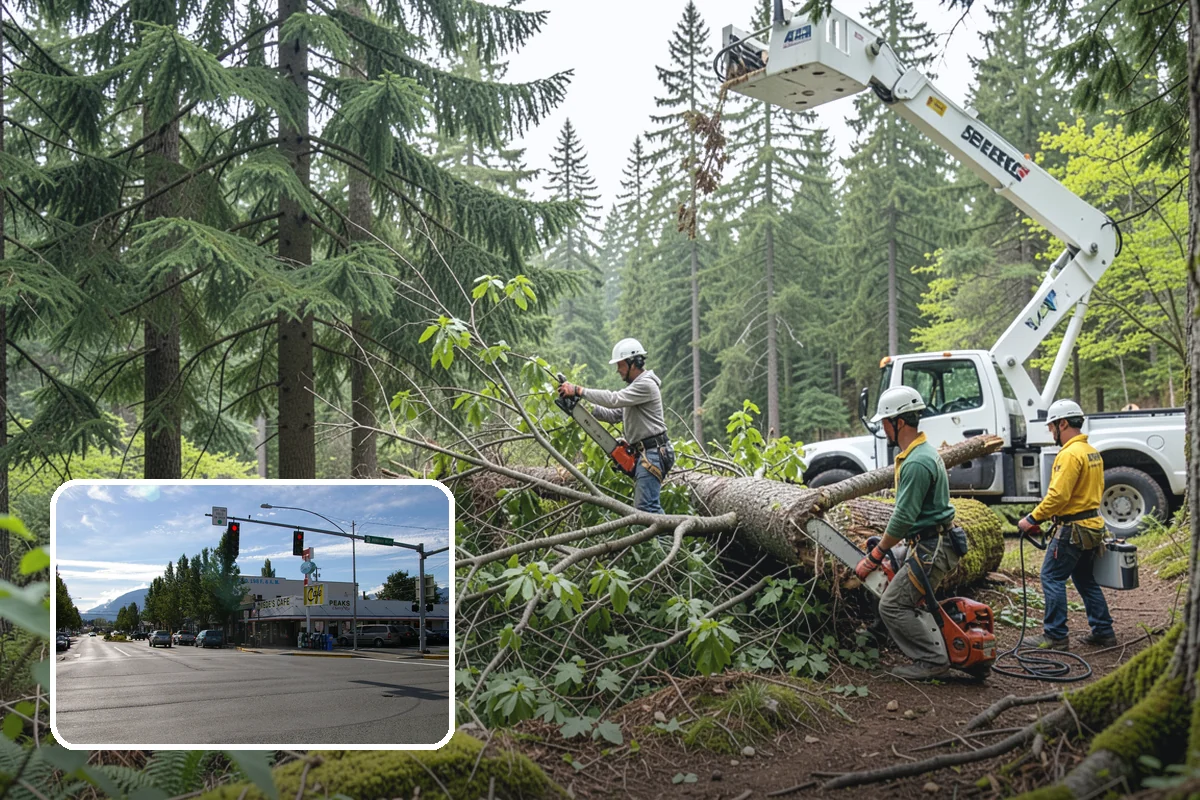 Root collar excavation in North Bend, King County, WA - Supports long-term tree health and stability