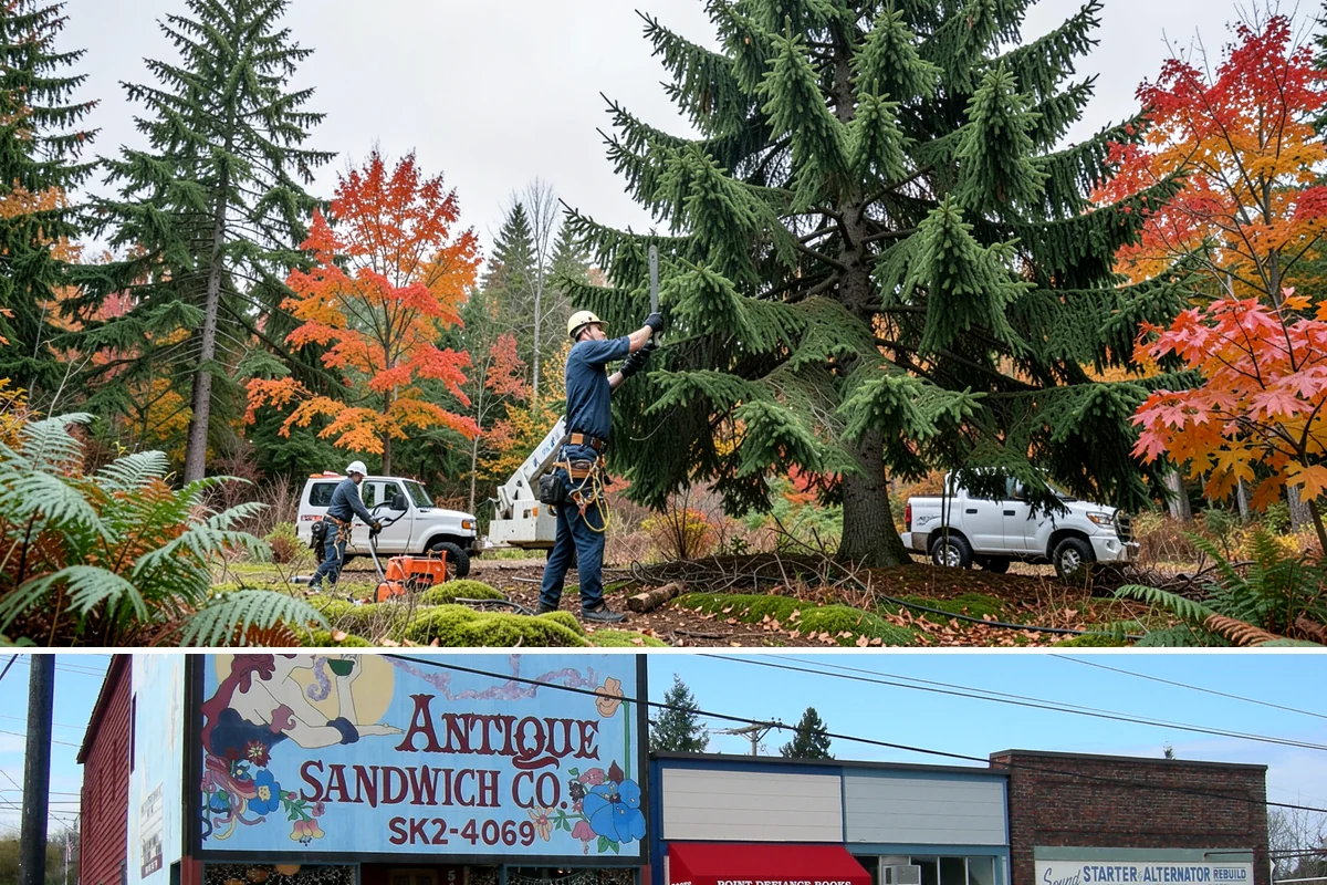 Root collar excavation in Ruston, Pierce County, WA - This service can be performed year-round in the Puget Sound region but may require specialized equipment during wet seasons to...