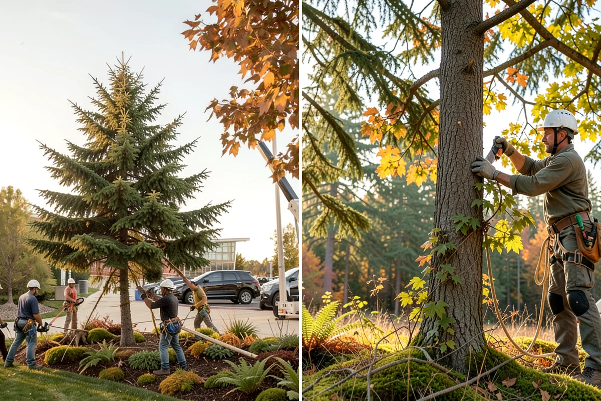 Root collar excavation in Shoreline, King County, WA - Inspect the tree and its site