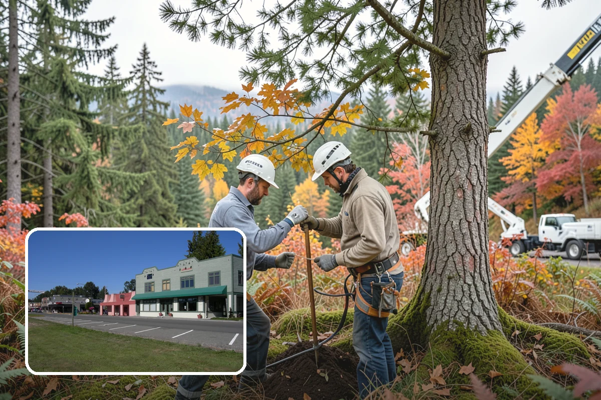 Root collar excavation in Snoqualmie, King County, WA - Supports long-term tree health and stability
