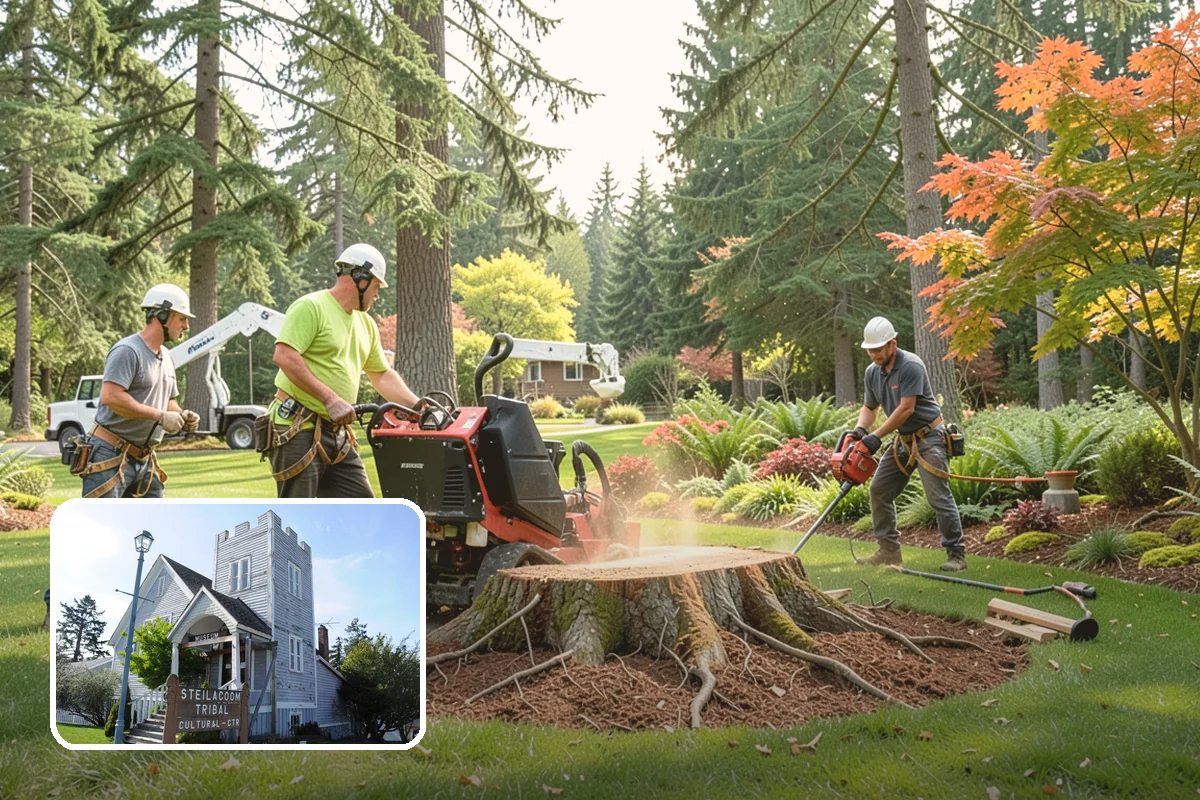 Root collar excavation in Steilacoom, Pierce County, WA - Supports long-term tree health and stability