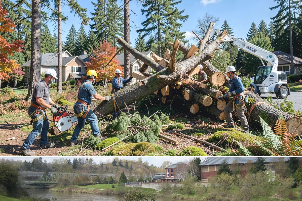 Root collar excavation in Tukwila, King County, WA - This service can be performed year-round in the Puget Sound region but may require specialized equipment during wet seasons to...