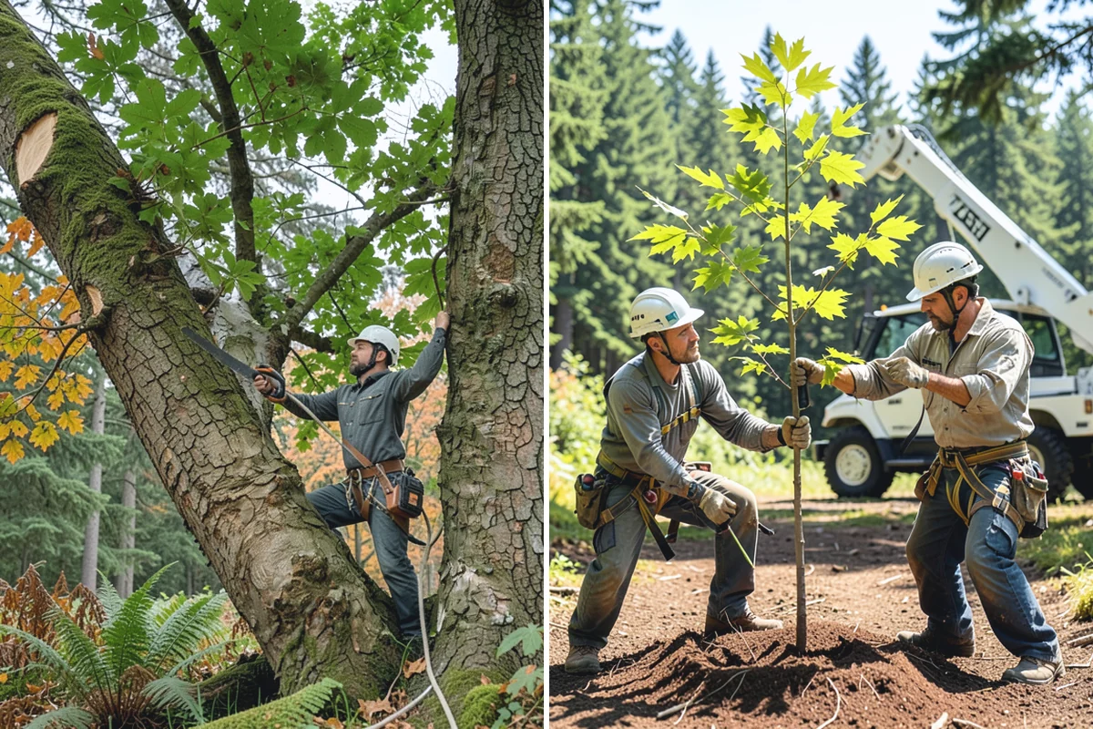Root collar excavation in Wilkeson, Pierce County, WA - Inspect the tree and its site