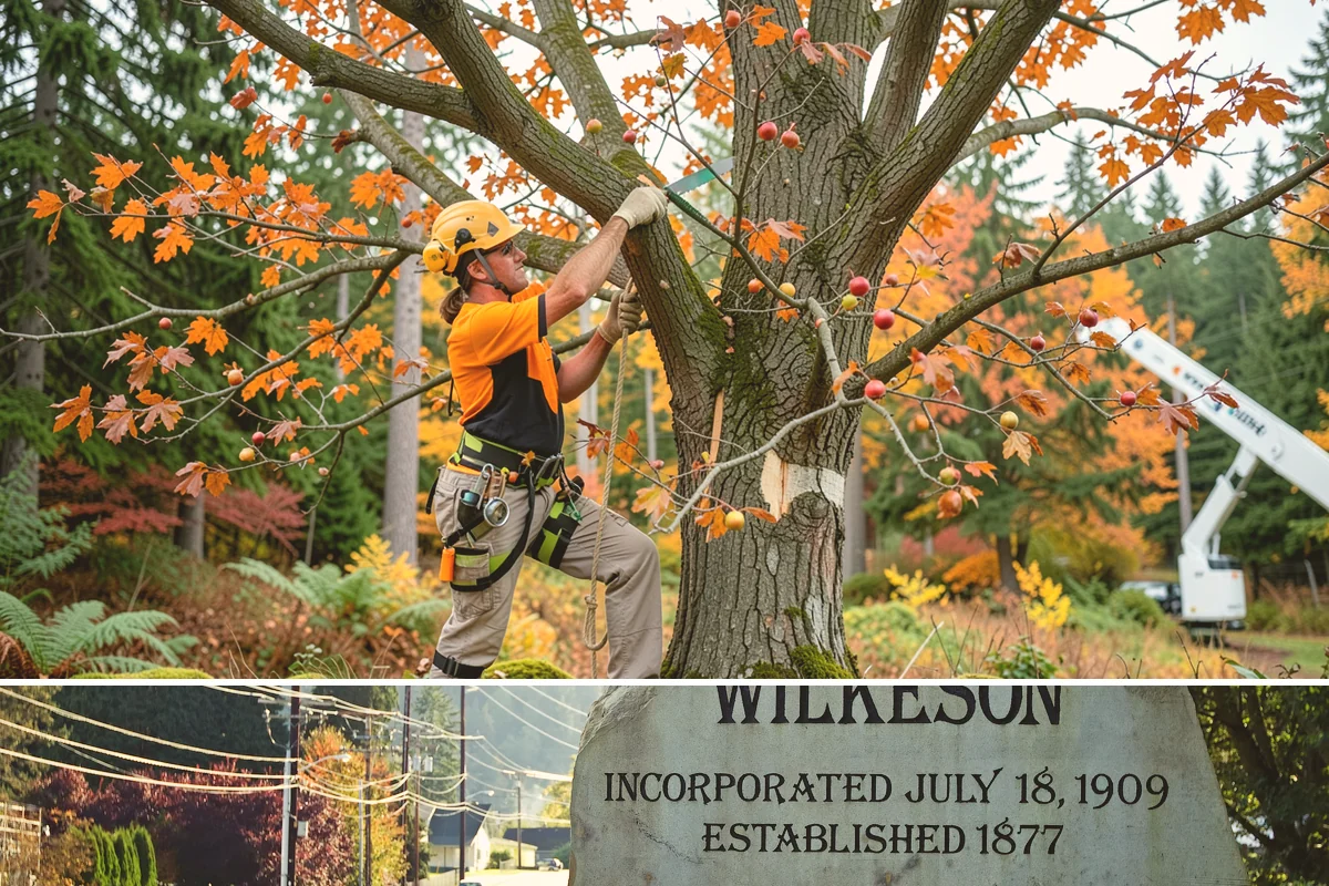 Root collar excavation in Wilkeson, Pierce County, WA - This service can be performed year-round in the Puget Sound region but may require specialized equipment during wet seasons to...