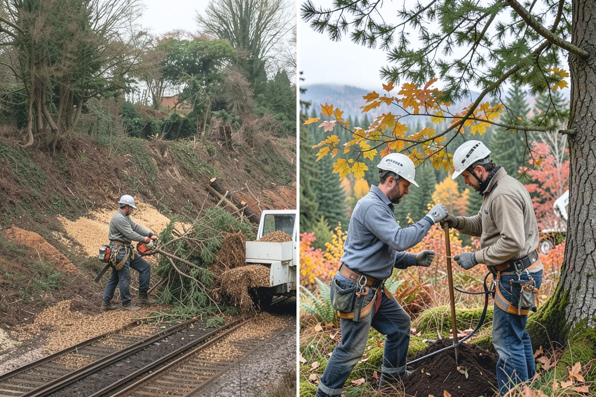 Root collar excavation in Woodinville, King County, WA - Inspect the tree and its site