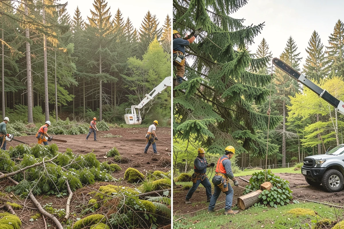 Root collar excavation in Yarrow Point, King County, WA - Inspect the tree and its site