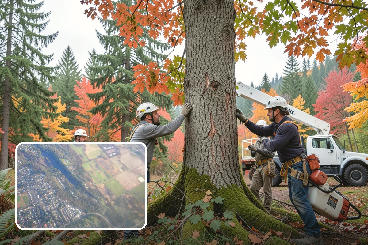 Root pruning in Algona, King County, WA - Supports long-term tree health and stability