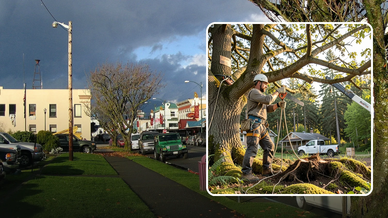 Root pruning in Arlington, Snohomish County, WA - The controlled cutting of roots to manage growth or prepare for construction.