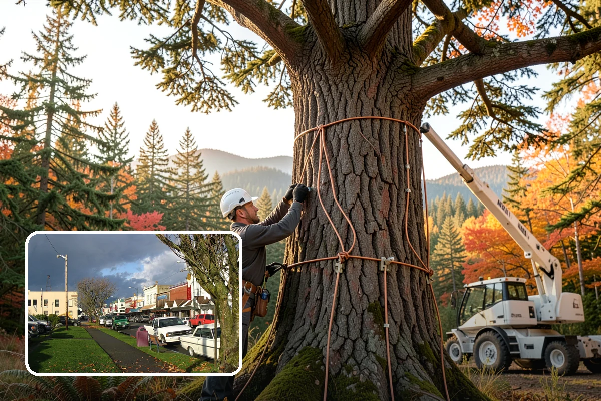 Root pruning in Arlington, Snohomish County, WA - Supports long-term tree health and stability
