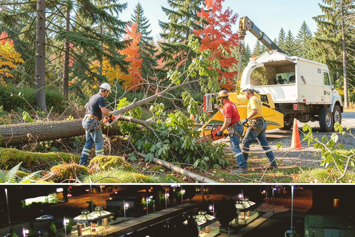 Root pruning in Auburn, King County, WA - This service should be performed during dormant seasons to minimize stress on the tree following construction or transplanting...