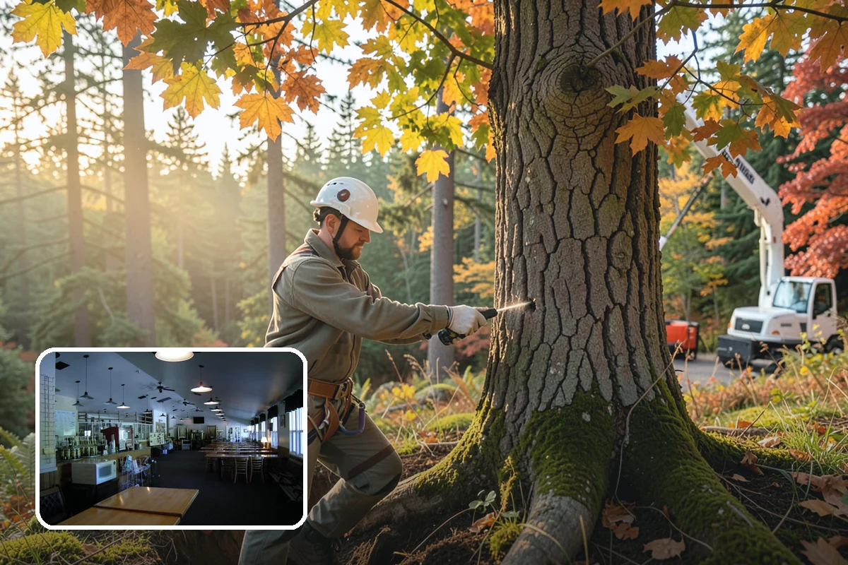 Root pruning in Black Diamond, King County, WA - Supports long-term tree health and stability