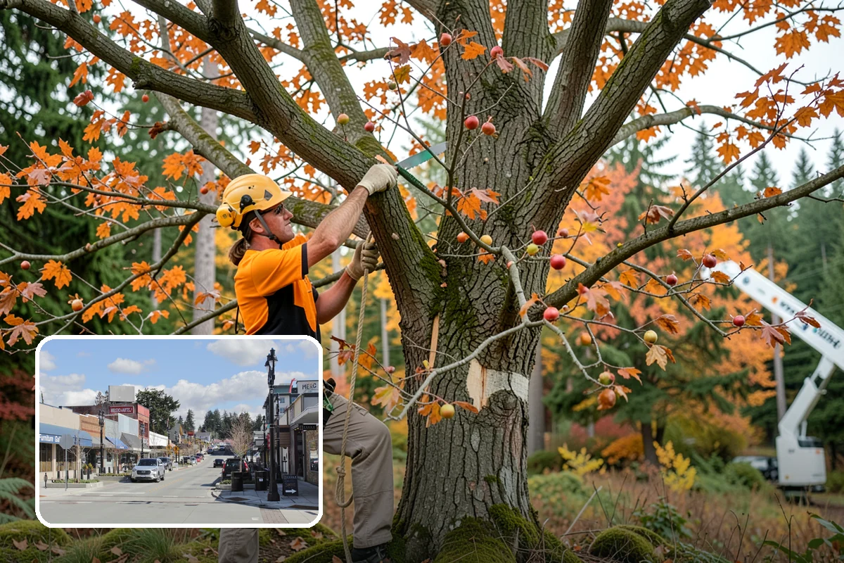 Root pruning in Bothell, King County, WA - Supports long-term tree health and stability