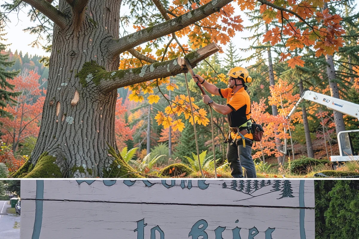 Root pruning in Brier, Snohomish County, WA - This service should be performed during dormant seasons to minimize stress on the tree following construction or transplanting...