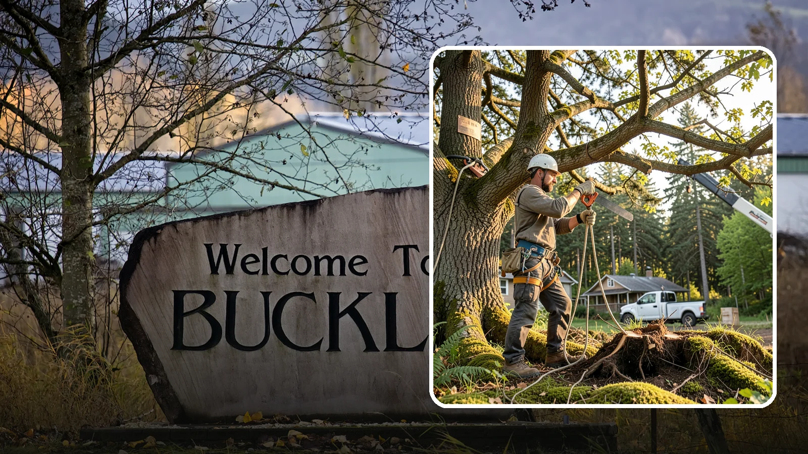 Root pruning in Buckley, Pierce County, WA - The controlled cutting of roots to manage growth or prepare for construction.