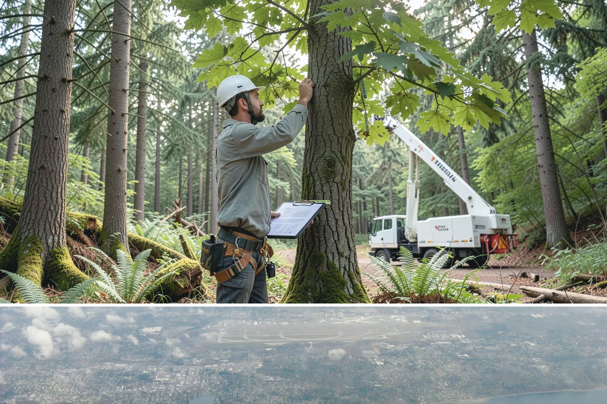 Root pruning in Burien, King County, WA - This service should be performed during dormant seasons to minimize stress on the tree following construction or transplanting...