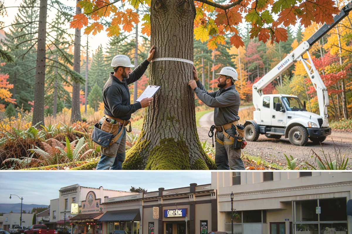 Root pruning in Burlington, Skagit County, WA - This service should be performed during dormant seasons to minimize stress on the tree following construction or transplanting...