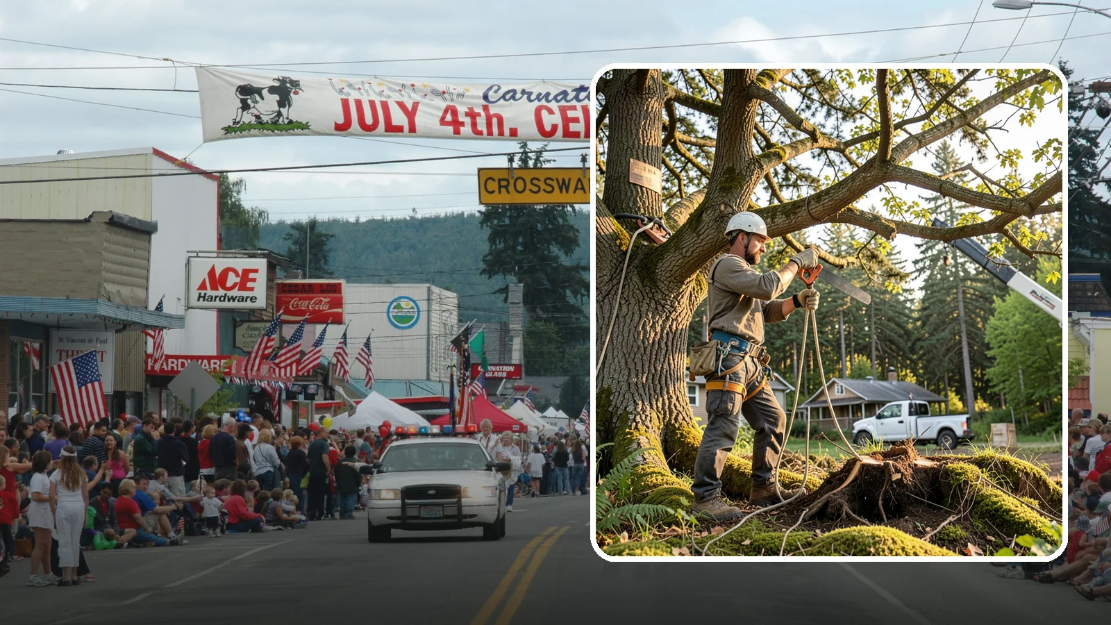 Root pruning in Carnation, King County, WA - The controlled cutting of roots to manage growth or prepare for construction.