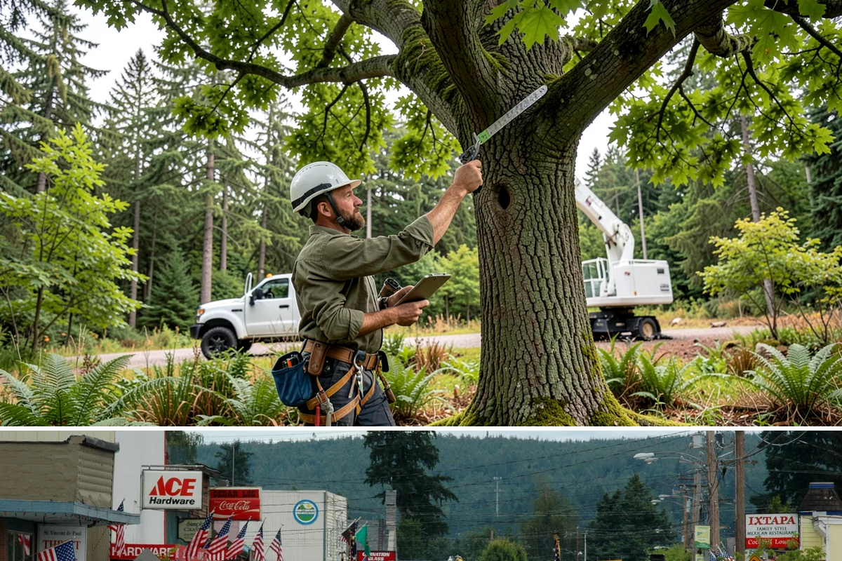 Root pruning in Carnation, King County, WA - This service should be performed during dormant seasons to minimize stress on the tree following construction or transplanting...