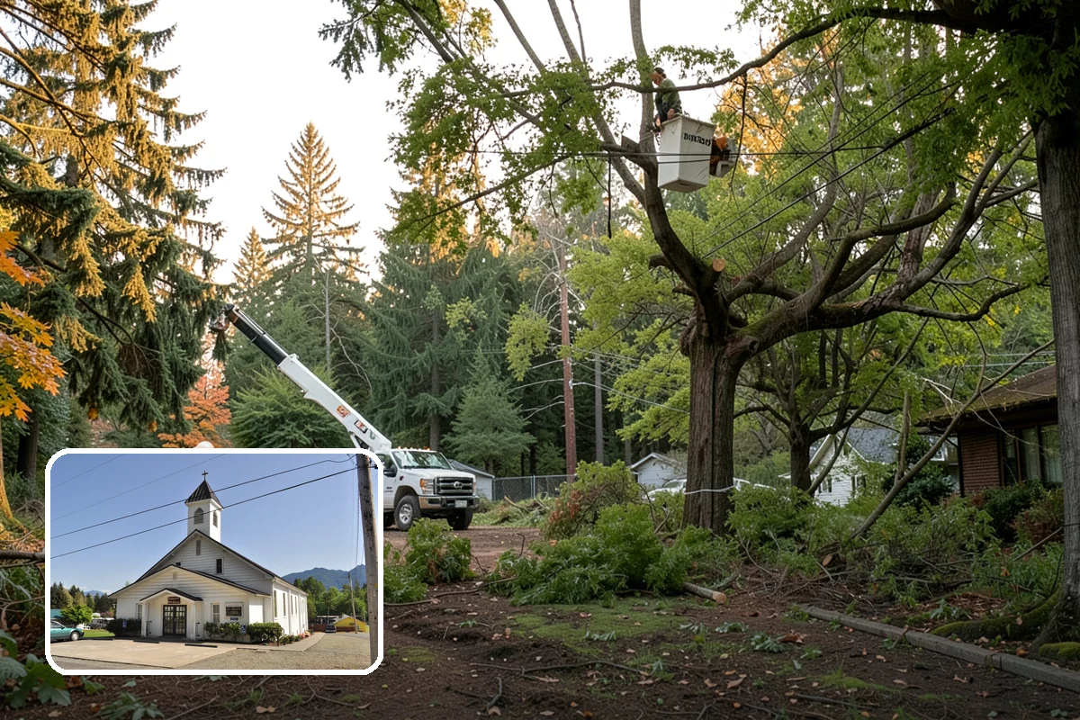 Root pruning in Concrete, Skagit County, WA - Supports long-term tree health and stability