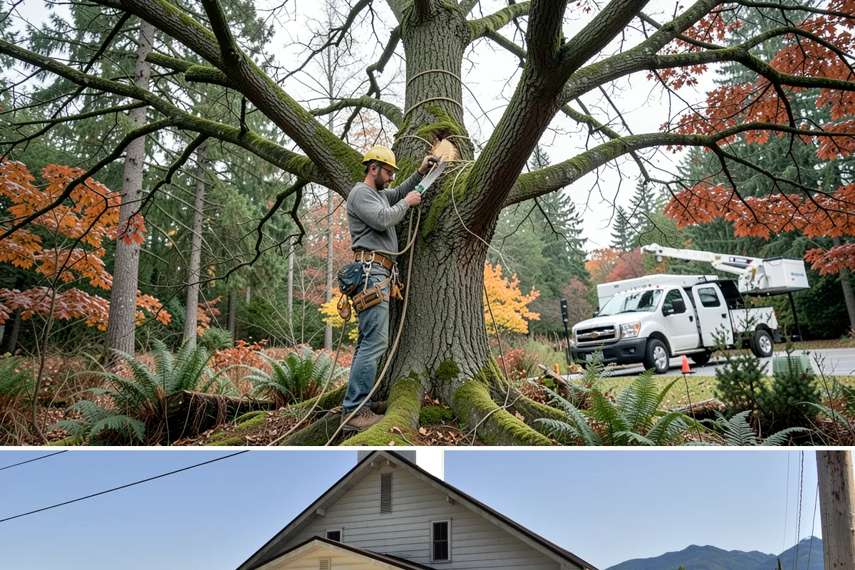 Root pruning in Concrete, Skagit County, WA - This service should be performed during dormant seasons to minimize stress on the tree following construction or transplanting...
