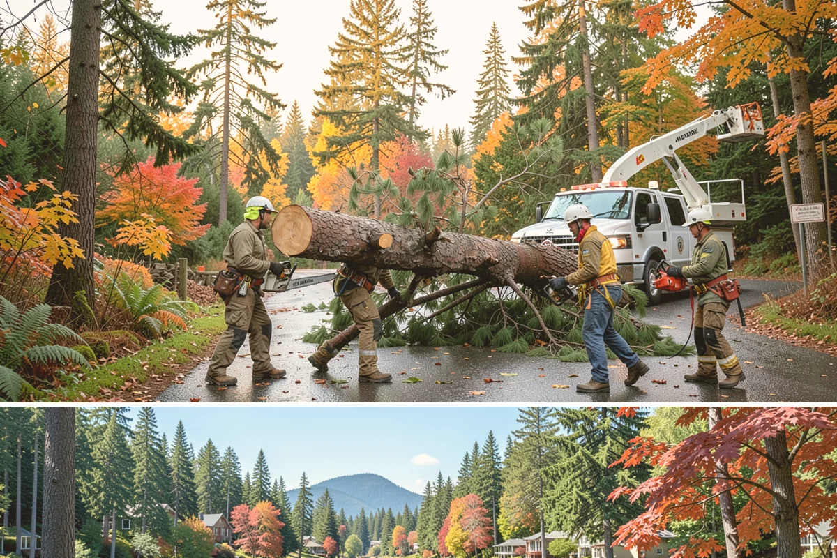 Root pruning in Covington, King County, WA - This service should be performed during dormant seasons to minimize stress on the tree following construction or transplanting...