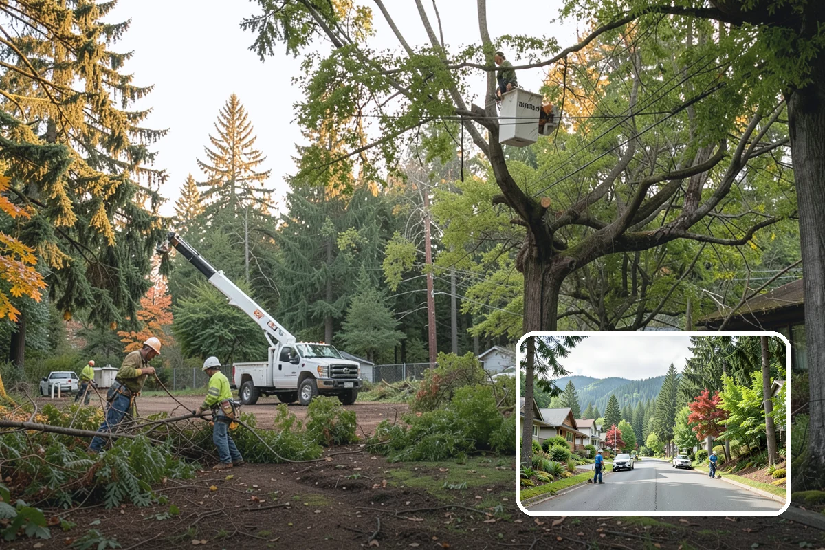 Root pruning in Darrington, Snohomish County, WA - Supports long-term tree health and stability