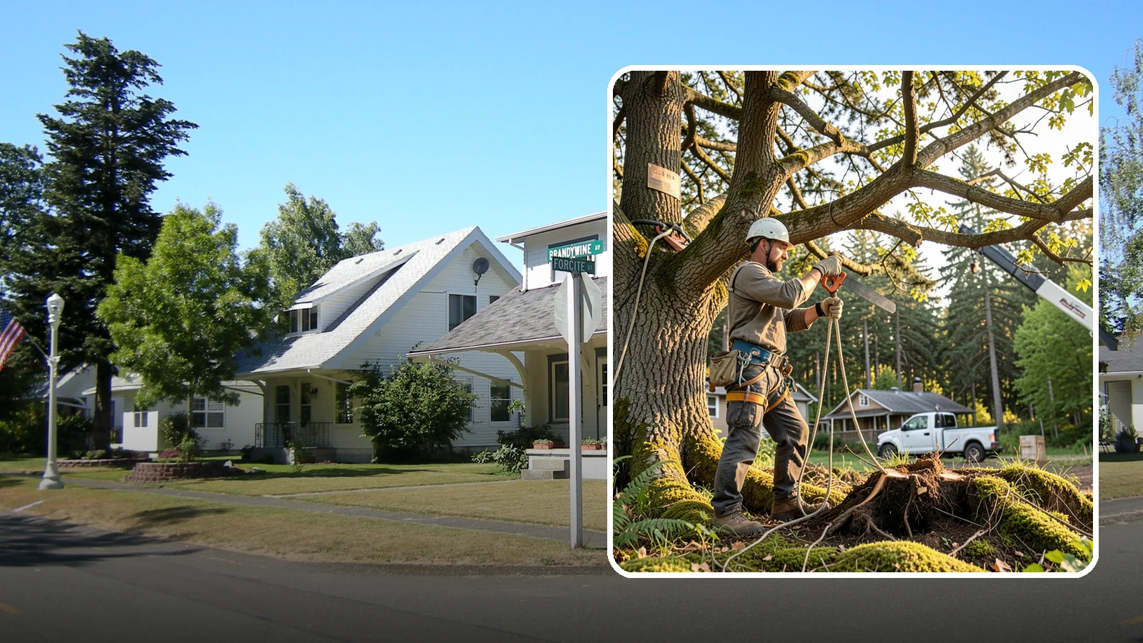 Root pruning in DuPont, Pierce County, WA - The controlled cutting of roots to manage growth or prepare for construction.