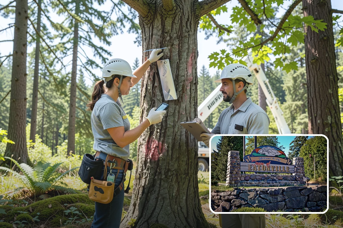 Root pruning in Eatonville, Pierce County, WA - Supports long-term tree health and stability