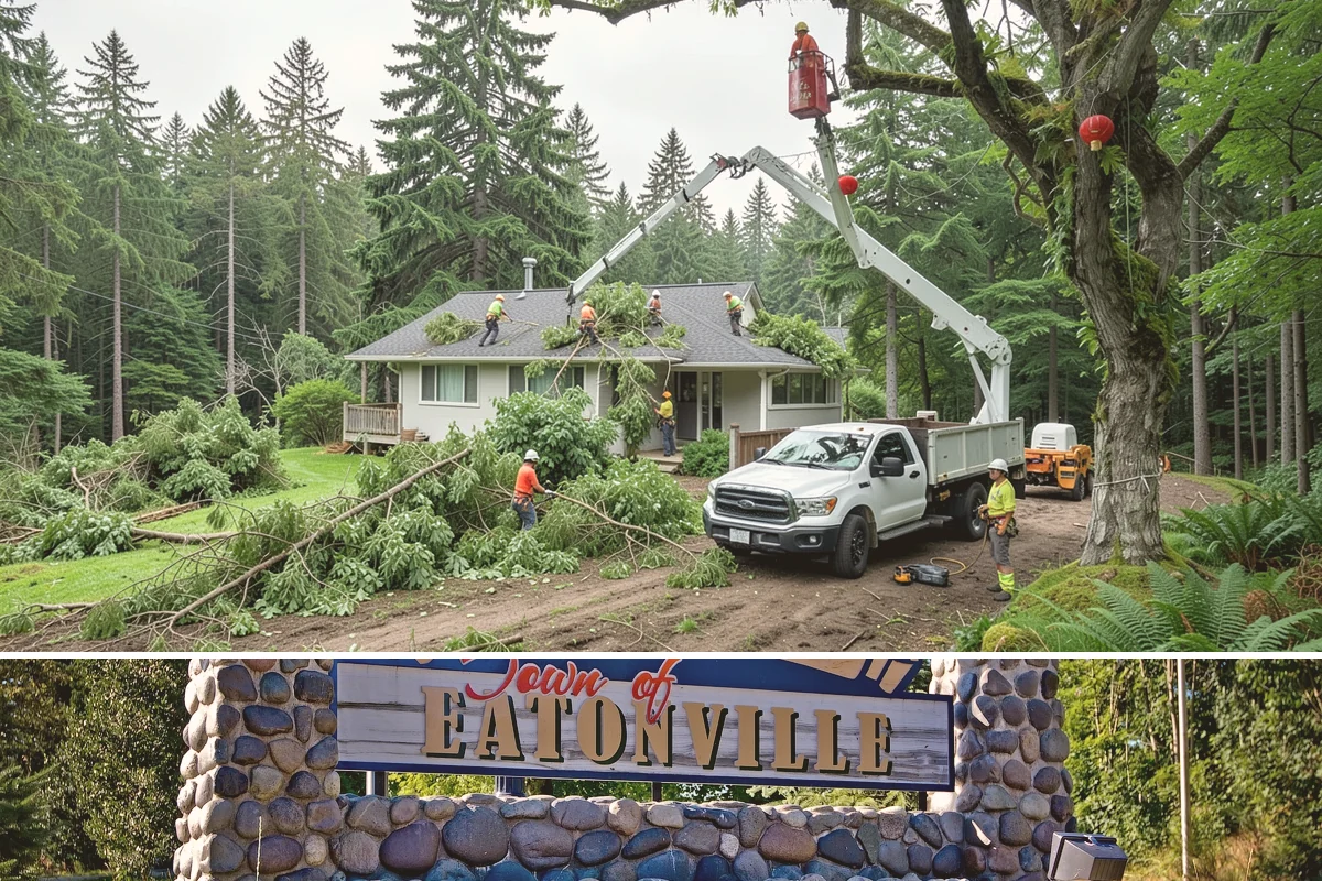 Root pruning in Eatonville, Pierce County, WA - This service should be performed during dormant seasons to minimize stress on the tree following construction or transplanting...