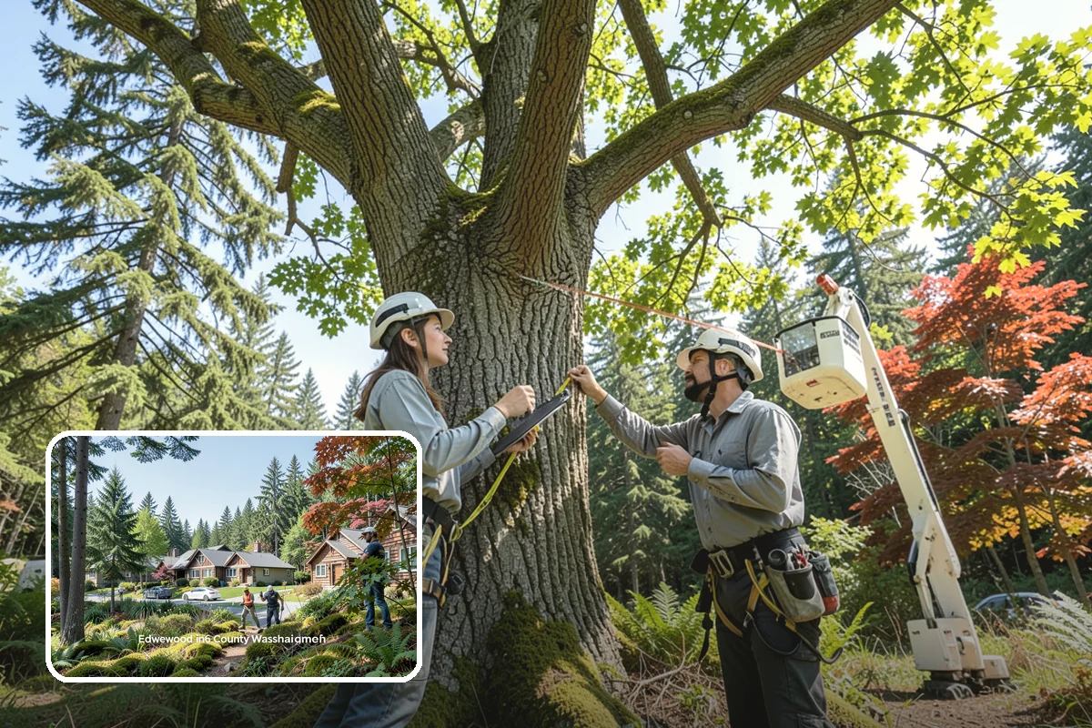 Root pruning in Edgewood, Pierce County, WA - Supports long-term tree health and stability