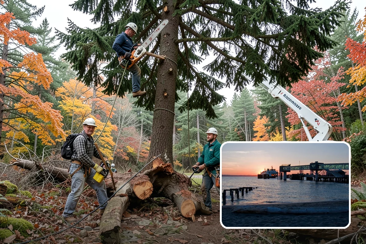 Root pruning in Edmonds, Snohomish County, WA - Supports long-term tree health and stability