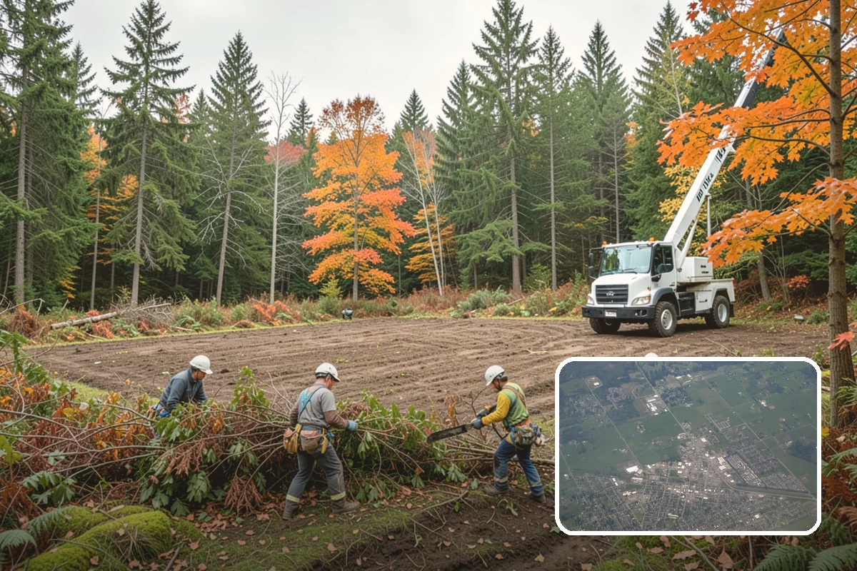 Root pruning in Enumclaw, King County, WA - Supports long-term tree health and stability