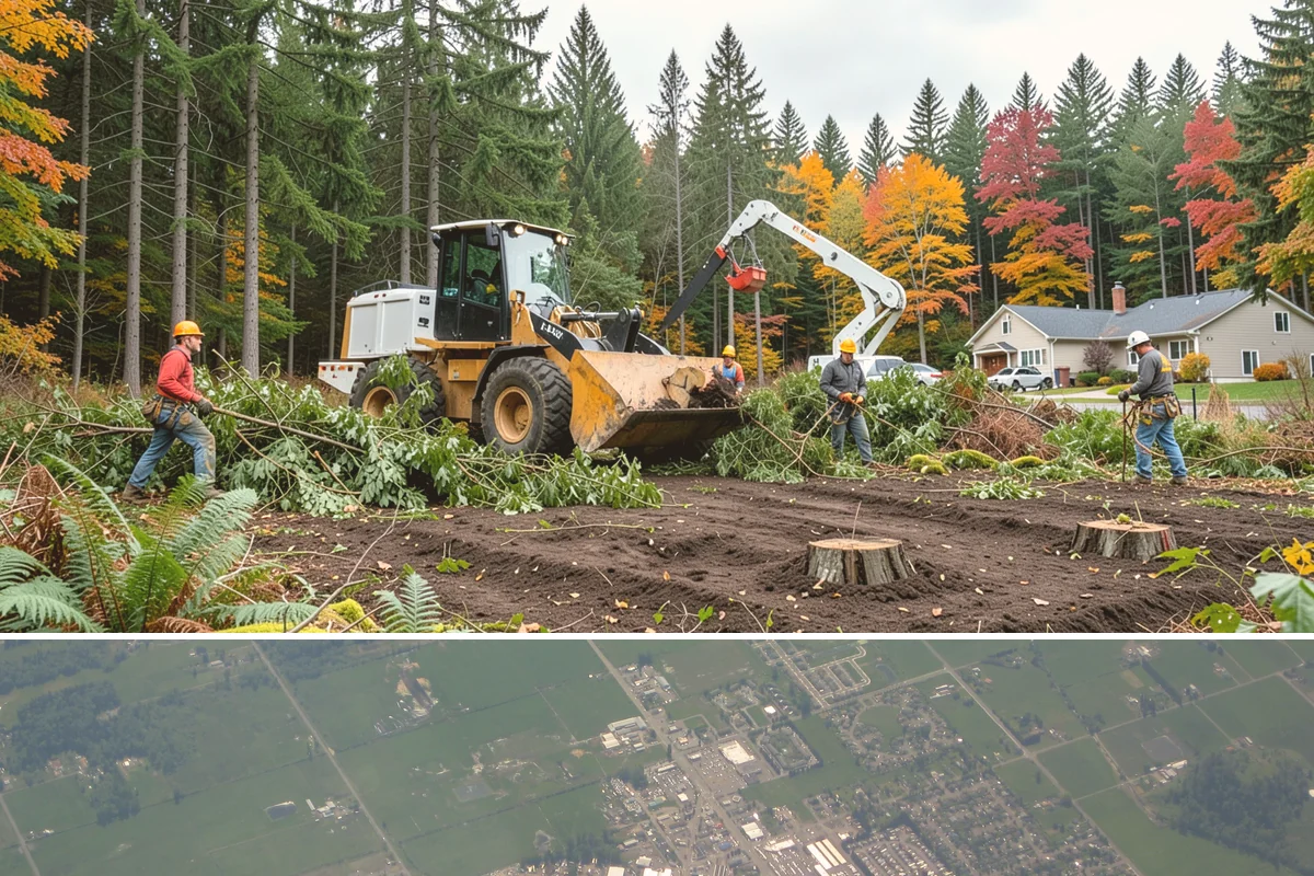 Root pruning in Enumclaw, King County, WA - This service should be performed during dormant seasons to minimize stress on the tree following construction or transplanting...
