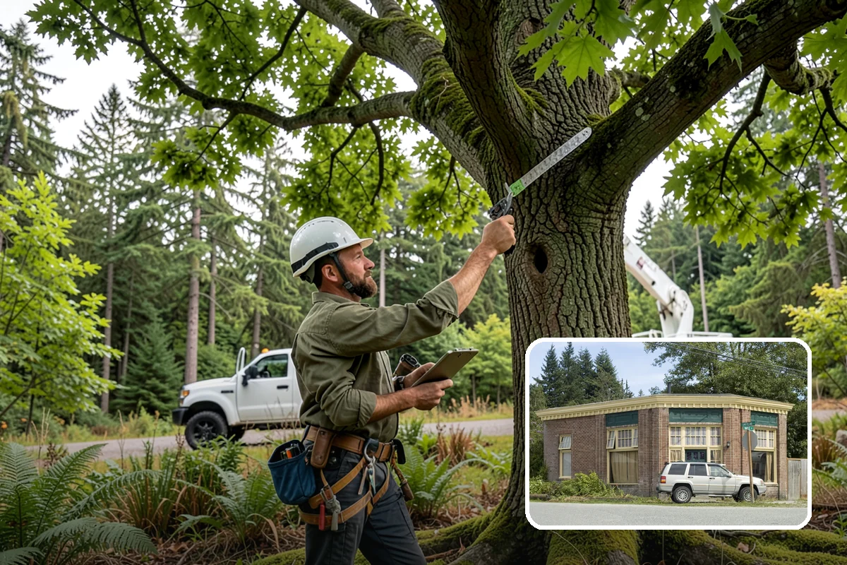 Root pruning in Hamilton, Skagit County, WA - Supports long-term tree health and stability