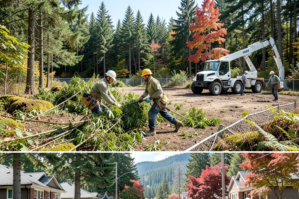 Root pruning in Hunts Point, King County, WA - This service should be performed during dormant seasons to minimize stress on the tree following construction or transplanting...