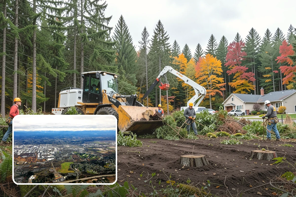 Root pruning in Kent, King County, WA - Supports long-term tree health and stability