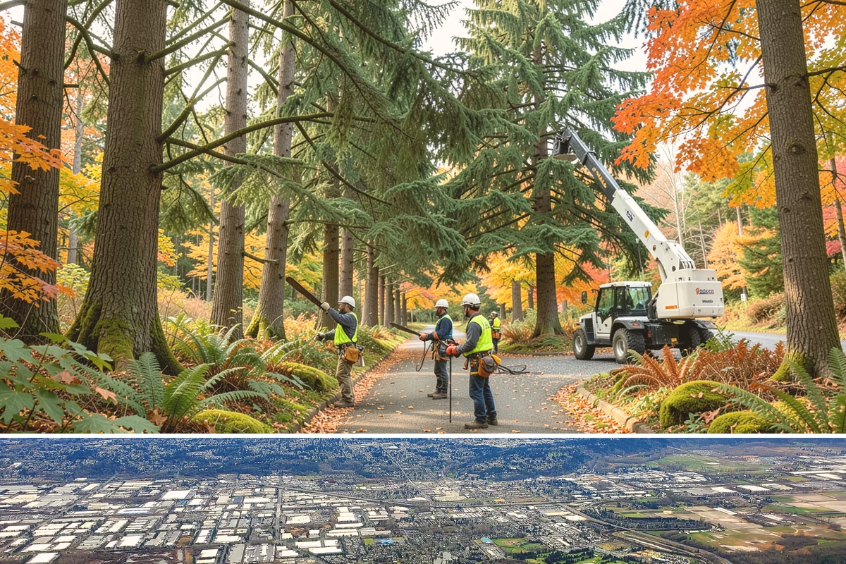 Root pruning in Kent, King County, WA - This service should be performed during dormant seasons to minimize stress on the tree following construction or transplanting...