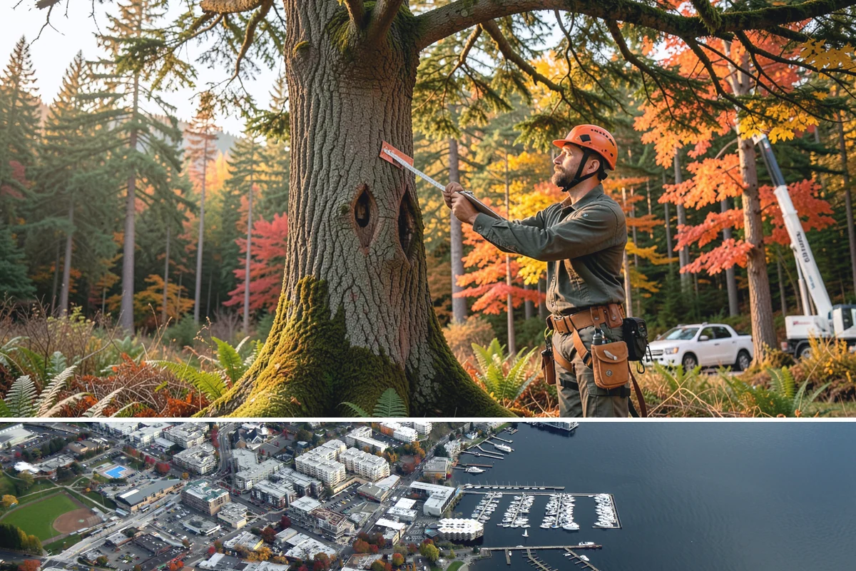 Root pruning in Kirkland, King County, WA - This service should be performed during dormant seasons to minimize stress on the tree following construction or transplanting...