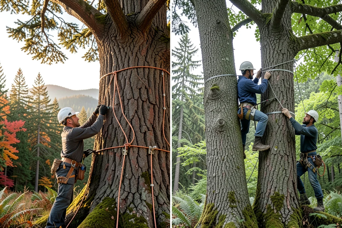 Root pruning in Lake Forest Park, King County, WA - Inspect the tree and its site