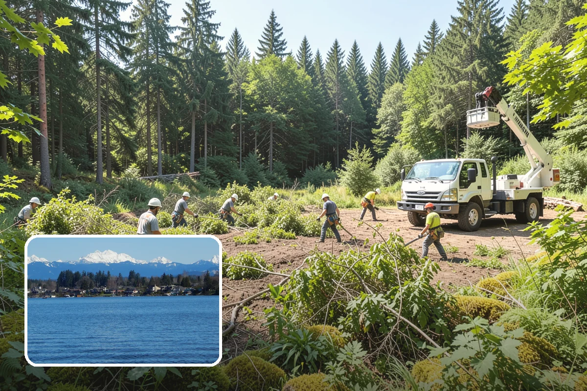 Root pruning in Lake Stevens, Snohomish County, WA - Supports long-term tree health and stability