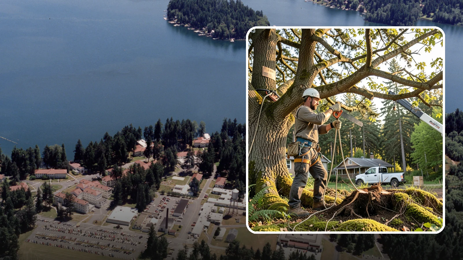Root pruning in Lakewood, Pierce County, WA - The controlled cutting of roots to manage growth or prepare for construction.