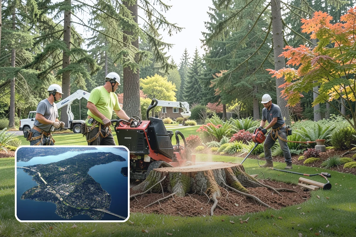 Root pruning in Mercer Island, King County, WA - Supports long-term tree health and stability