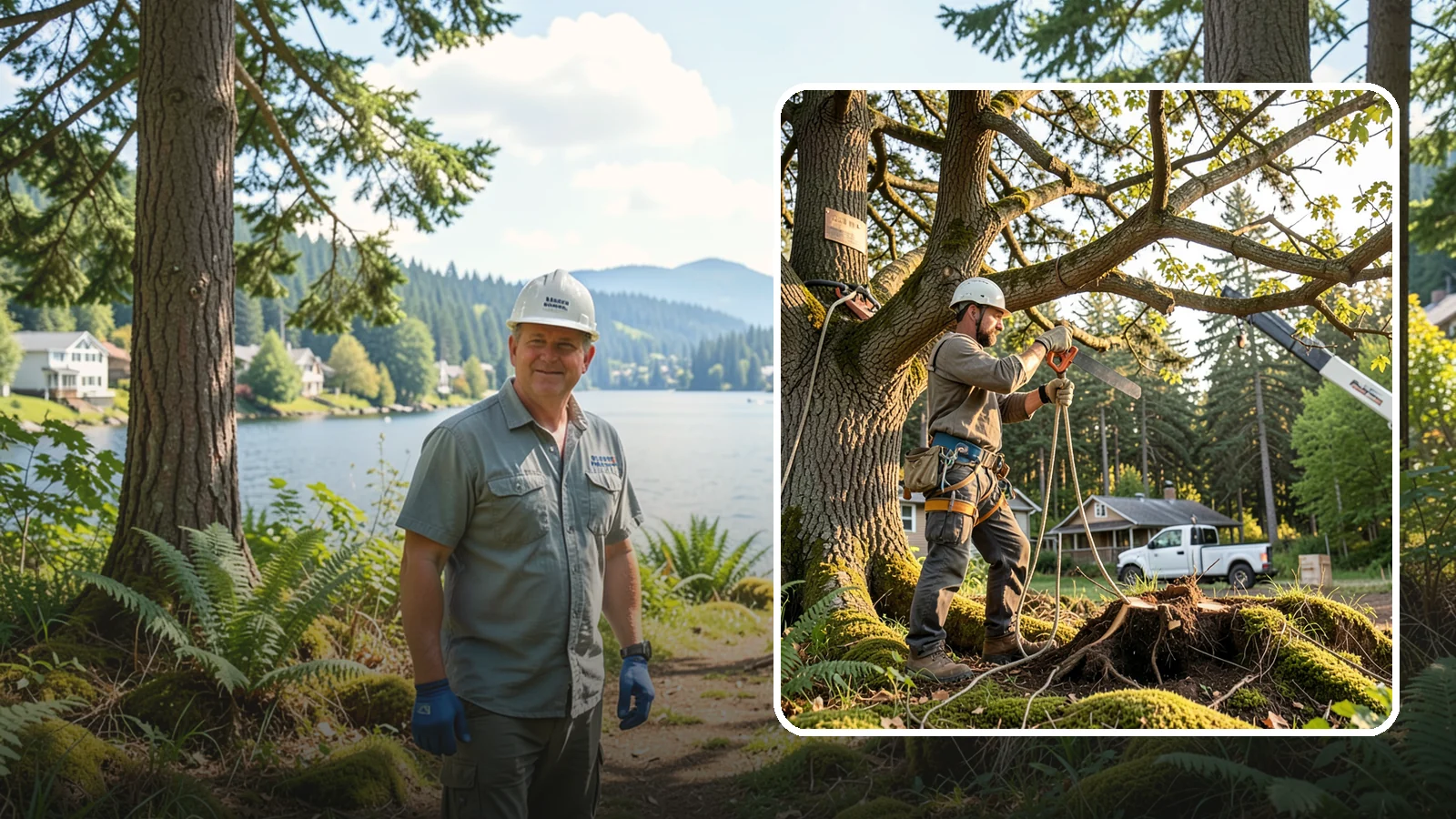 Root pruning in Milton, King County, WA - The controlled cutting of roots to manage growth or prepare for construction.