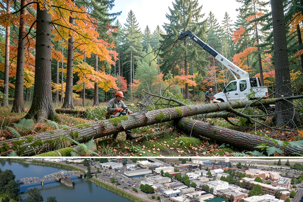 Root pruning in Mount Vernon, Skagit County, WA - This service should be performed during dormant seasons to minimize stress on the tree following construction or transplanting...