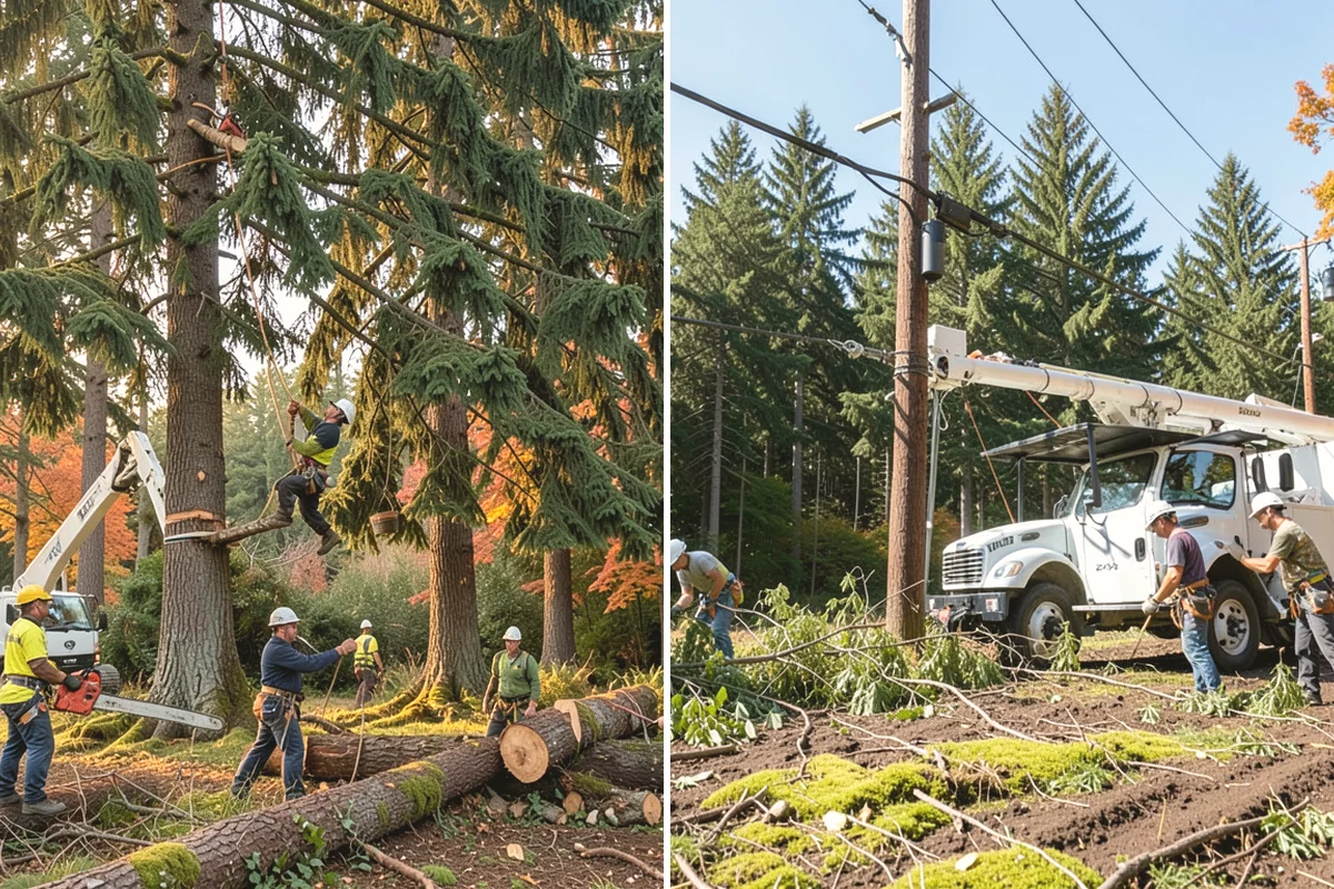 Root pruning in Mountlake Terrace, Snohomish County, WA - Inspect the tree and its site