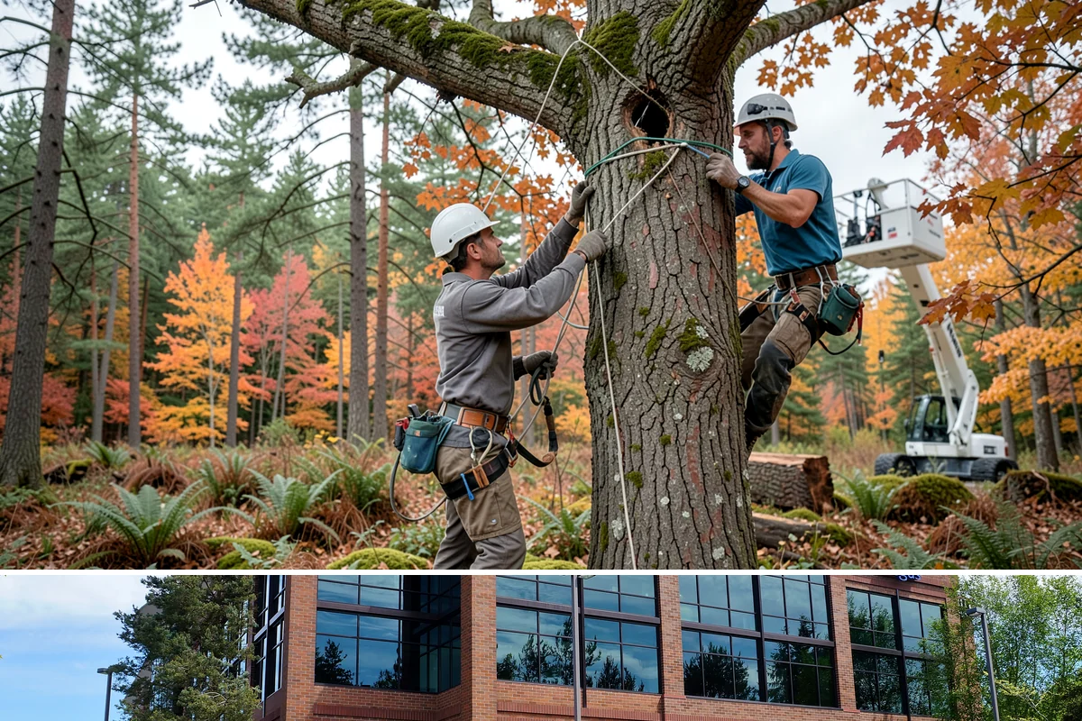 Root pruning in Mountlake Terrace, Snohomish County, WA - This service should be performed during dormant seasons to minimize stress on the tree following construction or transplanting...