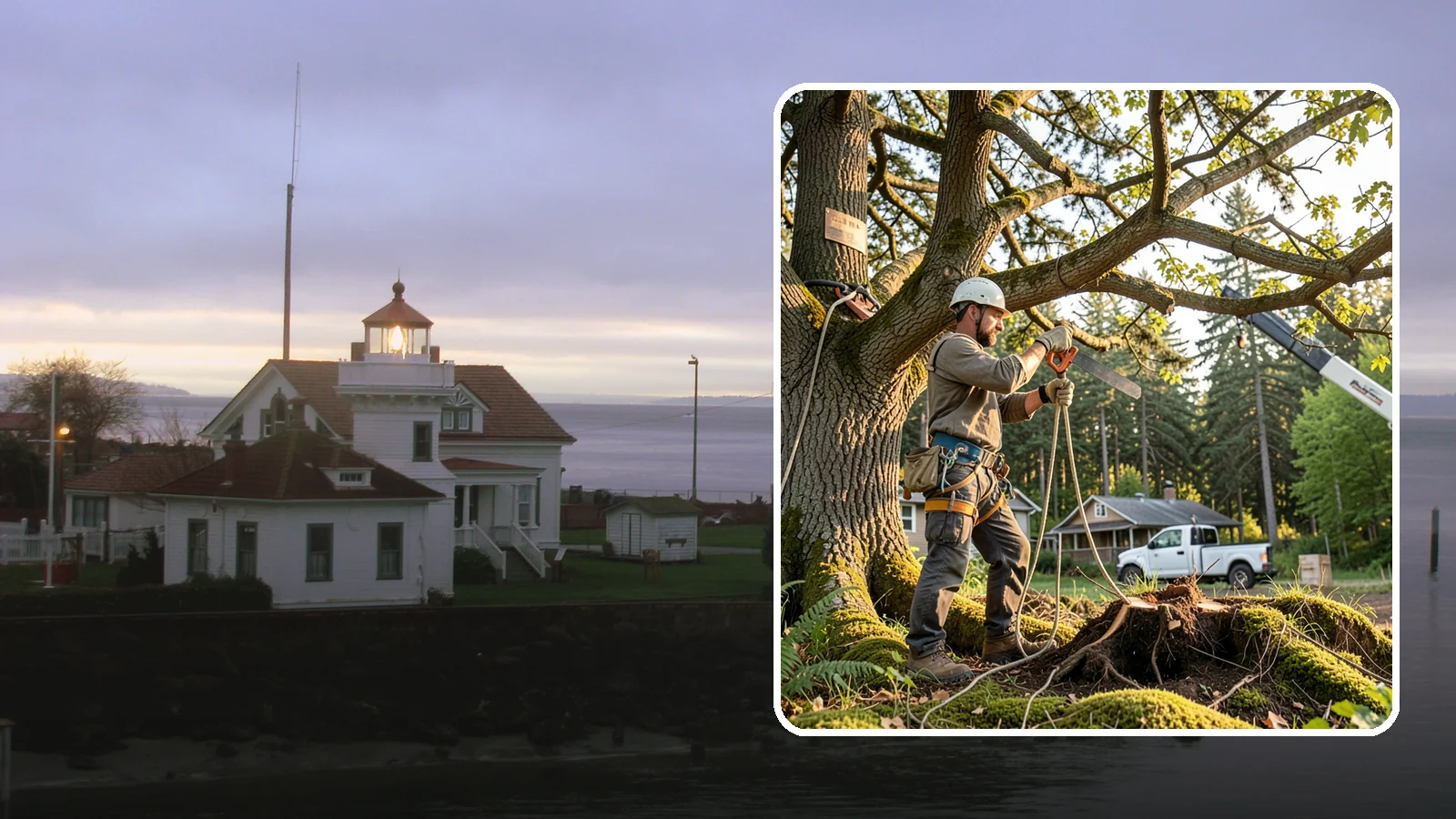 Root pruning in Mukilteo, Snohomish County, WA - The controlled cutting of roots to manage growth or prepare for construction.