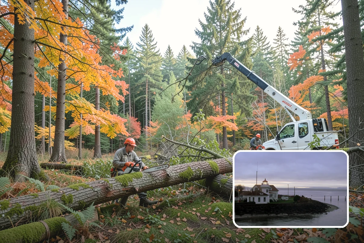 Root pruning in Mukilteo, Snohomish County, WA - Supports long-term tree health and stability